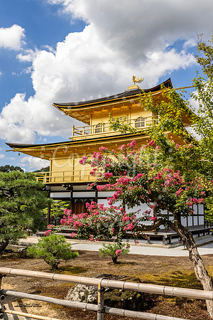 The Golden Tample with Flowers