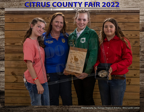 Youth Rabbit Reserve Grand Champion