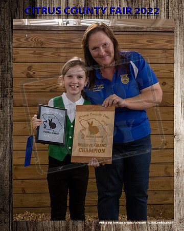 PW Rabbit Reserve Grand Champion
